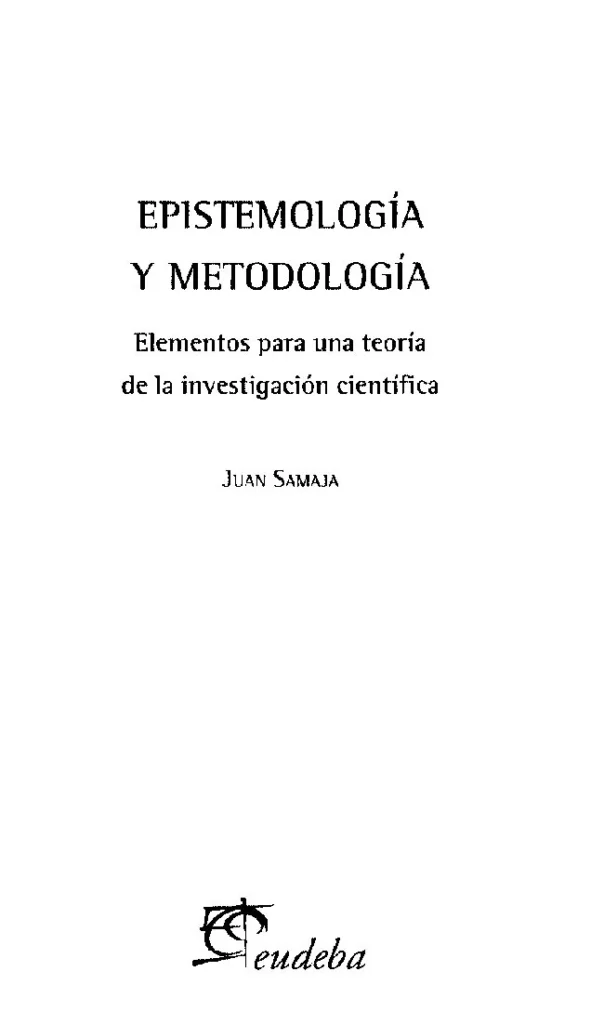 Epistemología y Metodología