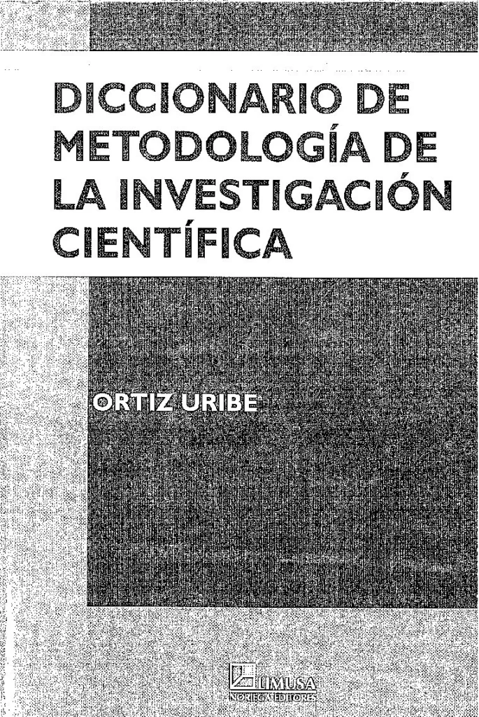 Diccionario de Metodología de la Investigación Científica